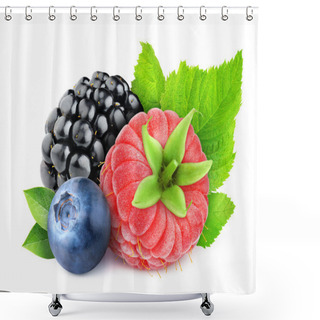 Personality  Fresh Berries Shower Curtains