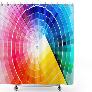 Personality  Color Guide Shower Curtains