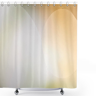 Personality  Beautiful Abstract Background From Mixed Water And Oil In Orange And Grey Color Shower Curtains
