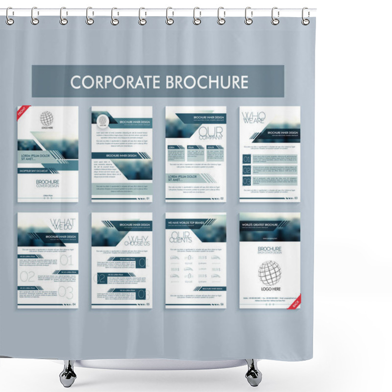 Personality  Creative Business Brochure Design. shower curtains