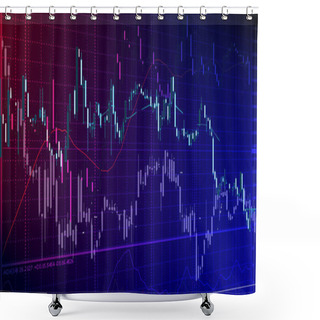 Personality  Financial Diagrams Shower Curtains