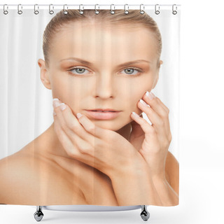 Personality  Beautiful Woman Shower Curtains