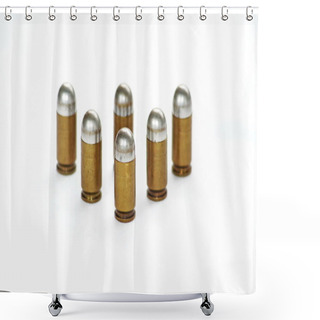Personality  9mm Bullets Shower Curtains