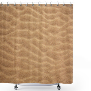 Personality  Sand Texture. Sandy Beach For Background. Top View.  Shower Curtains