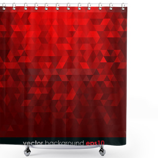 Personality  Abstract Red Light Background Shower Curtains