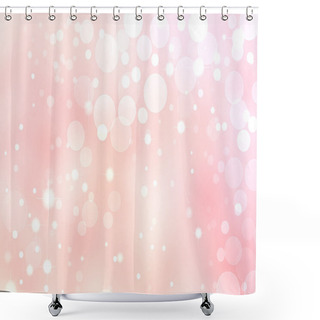 Personality  Pink Lights Abstract Shower Curtains