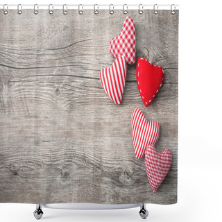 Personality  Valentines Day Background Shower Curtains