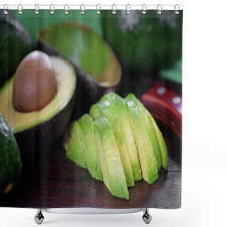 Personality  Ripe Avocado Shower Curtains