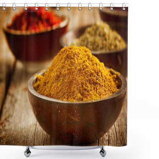Personality  Spices Saffron, Turmeric, Curry Shower Curtains