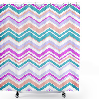Personality  Seamless Chevron Background Pattern Shower Curtains