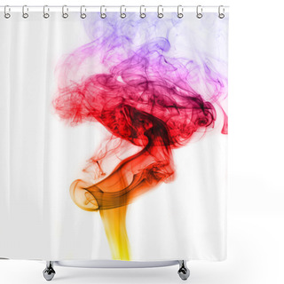 Personality  Color Smoke Shower Curtains