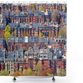 Personality  Rows Of Houses In Back Bay, Boston Shower Curtains