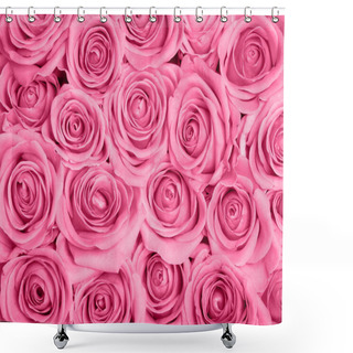 Personality  Pink Roses Shower Curtains