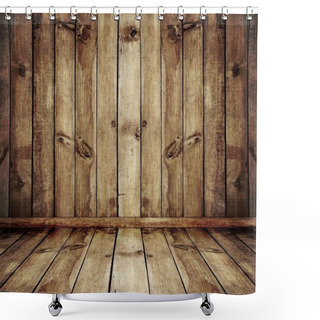 Personality  Wood Shower Curtains