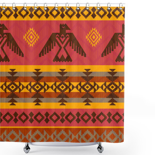 Personality  Eagles Ethnic Style Pattern Shower Curtains