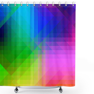 Personality  Vector Abstract Colorful Template Background Shower Curtains