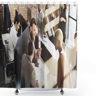 Personality  Business People And Design Shower Curtains