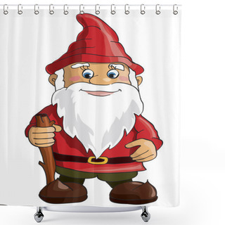 Personality  Gnome Shower Curtains