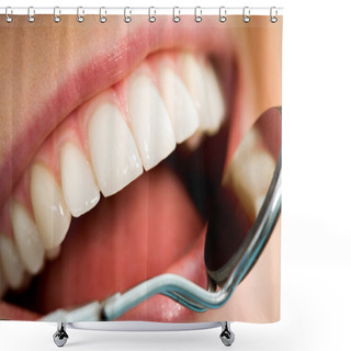 Personality  Dental Checkup Shower Curtains