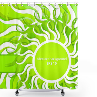 Personality  Vector Abstract Spring Background Shower Curtains