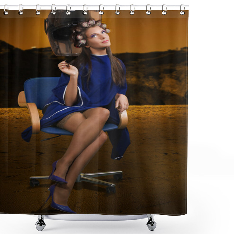 Personality  On The Moon Shower Curtains
