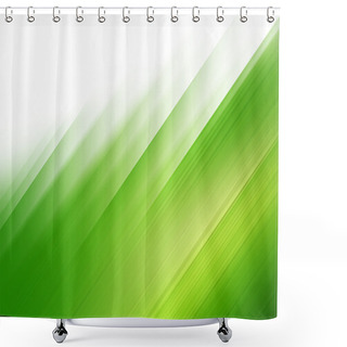 Personality  Abstract Green Wind Shower Curtains