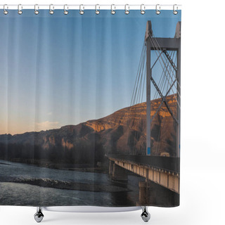 Personality  Bridge Shower Curtains