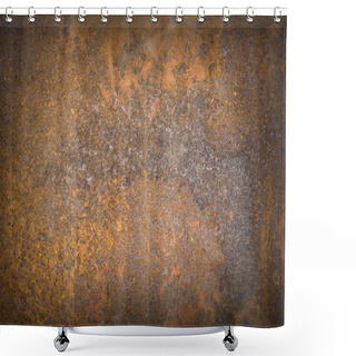 Personality  Rusty Metal Surface Texture Close Up Photo Shower Curtains