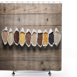 Personality  Gluten Free Cereals And Seeds Shower Curtains