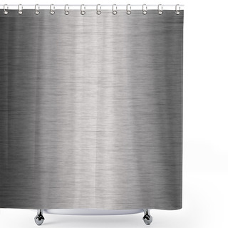 Personality  Shiny Brushed Metal Texture Shower Curtains