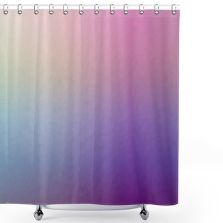 Personality  Illustration Of Abstract Purple Horizontal Low Poly Background. Beautiful Polygon Design Pattern. Useful For Your Needs.  Shower Curtains