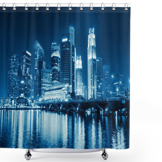Personality  Singapore Shower Curtains
