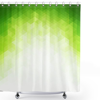 Personality  Abstract Light Green Background Shower Curtains