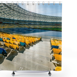 Personality  Rows Of Stadium Seats  Shower Curtains