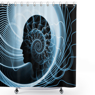 Personality  Illusions Of Soul And Mind Shower Curtains