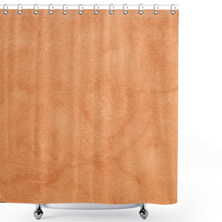 Personality  Orange Colored Plastered Wall Shower Curtains