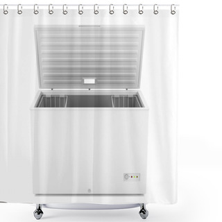 Personality  Open Freezer Shower Curtains