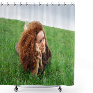 Personality  Homesickness Shower Curtains