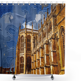 Personality  Windsor, UK, St George's Chapel In Windsor Castle Shower Curtains