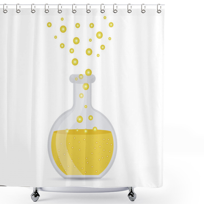 Personality  Test Tube Shower Curtains