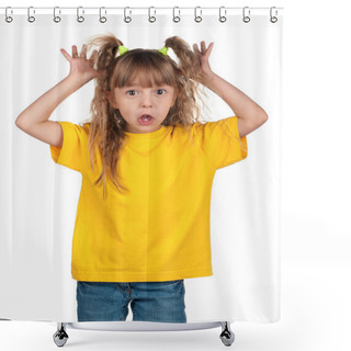 Personality  Little Girl Shower Curtains