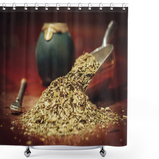 Personality  Yerba Mate, The Traditional Tea From Argentina Shower Curtains