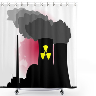 Personality  Nuclear Power Shower Curtains