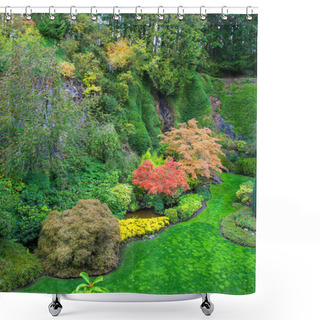 Personality  Beautiful  Butchart Gardens Shower Curtains