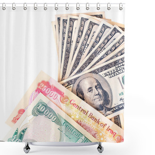 Personality  Financial, Economic Power Shower Curtains