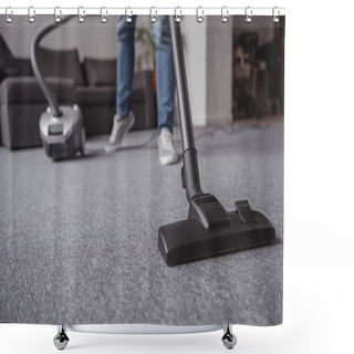 Personality  Vacuum Cleaner Shower Curtains