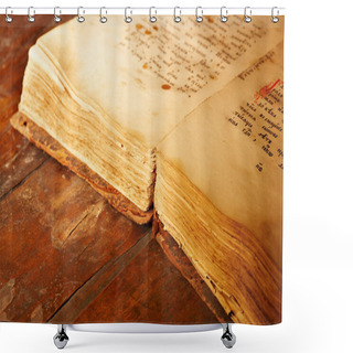 Personality  Ancient Book Shower Curtains