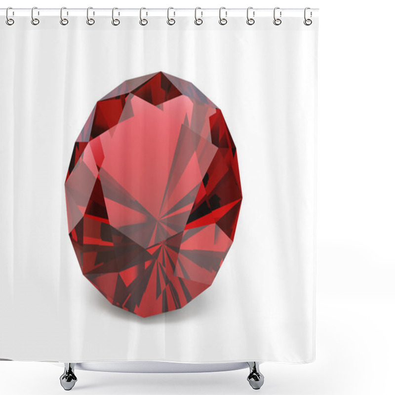 Personality  DIAMOND (RUBY) shower curtains