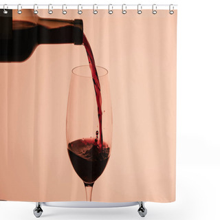 Personality  Red Wine Shower Curtains