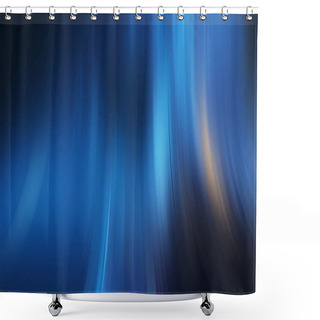 Personality  Colorful Blue Abstract Light Effect Texture Wallpaper 3D Rendering Shower Curtains